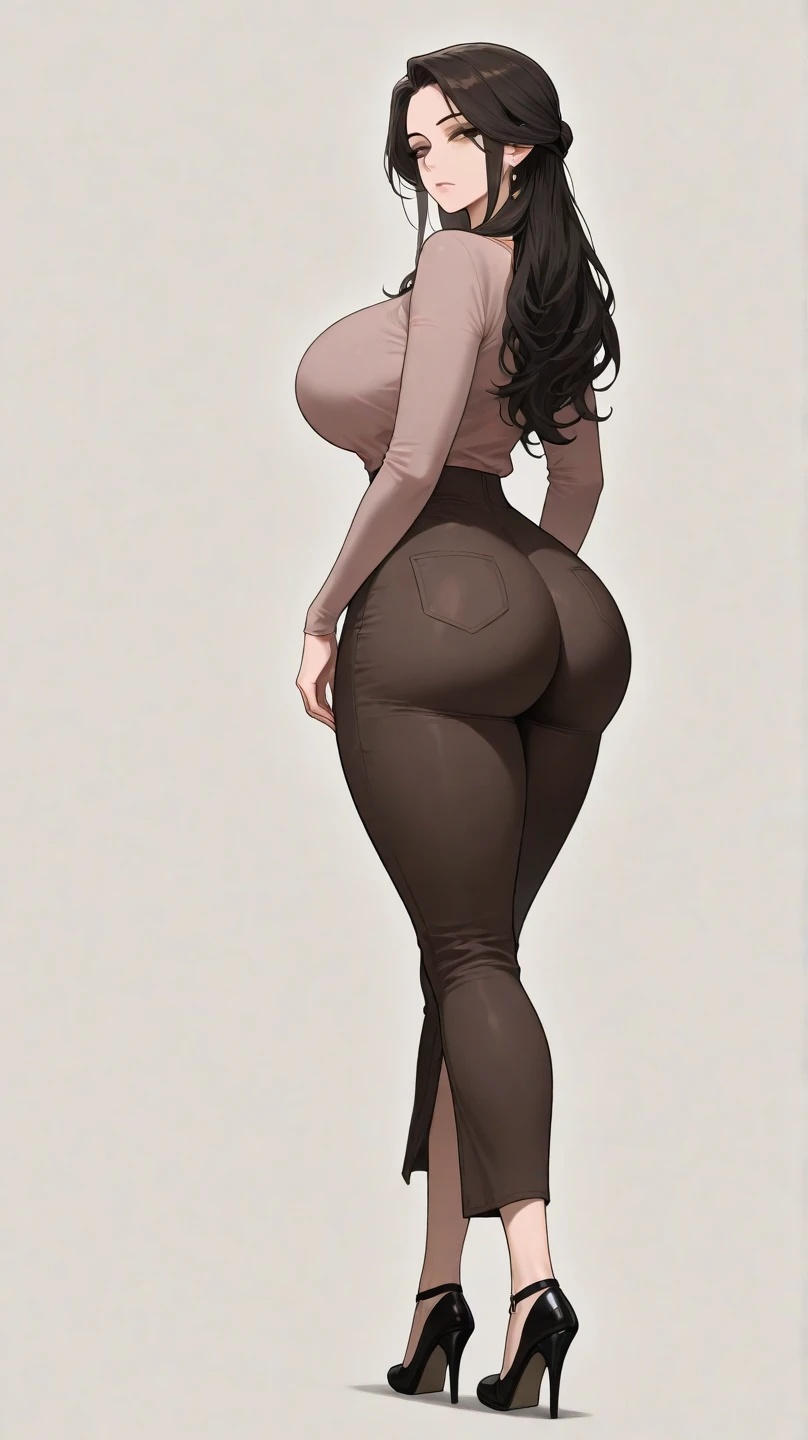 ((masterpiece)),(((highest quality))),((Reference Sheet, Character Design, in front, looking at the viewer , girl with glasses~ ~ in fron to camera, Mr..々Hairstyle, Mr..々Performance, Facial Expressions)), 30-year-old mini vestido ajustado con una copa en las manos, big tits, Cute type, (curvy:1.4), (normal ass:1.4), Realistic buttocks, Big Breasts, big , normal thigh, Long legs, It's not a big deal, ((High quality fabric, mini vestido ajustado , panties, sosteniendo una copa, zapatos negros), ((walk :1.0)) sosteniendo una copa,