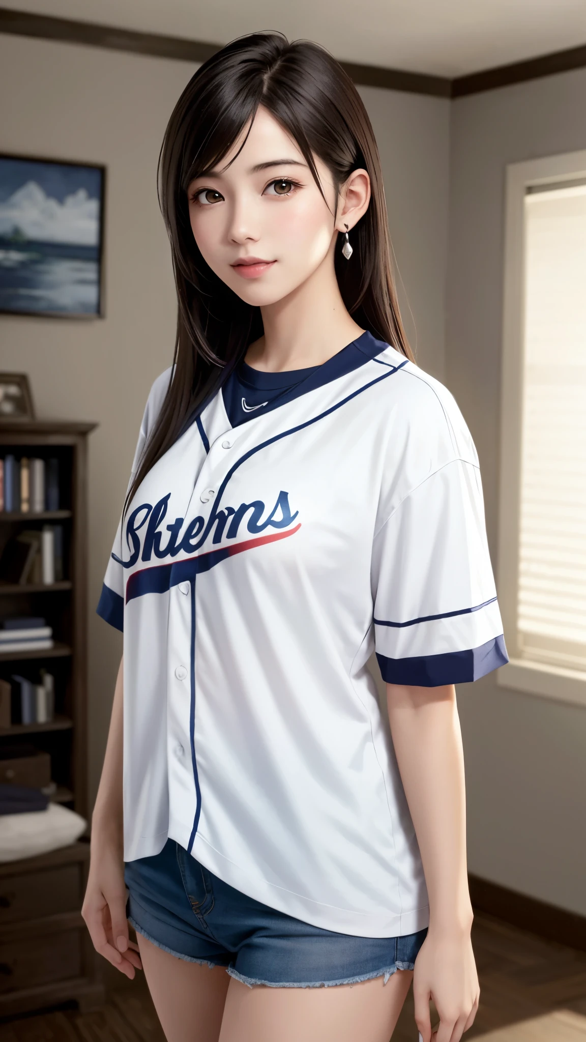 Best picture quality (8K, high resolution, Masterpiece: 1.2), super detailed, 215 Short Hair,Three braids long hair, 26-year-old woman,
situation: The moment a baseball player makes a diving catch。
detailed:
angle: Photographed from slightly above the ground。The shot clearly shows the player diving and the ball being caught in his outstretched gloves.。
clothing: uniform、Gloves、cape、spike。
atmosphere: In the midst of dust、Physical Play。The audience can be heard to exclamations of surprise and admiration.
, Active Pause ,
Beside her、The thunder danced。
Focus on the waist above
, random cute pose ,big eyes ,Puffy eyes , Heart Pupil, blush , huge shy smile , salute