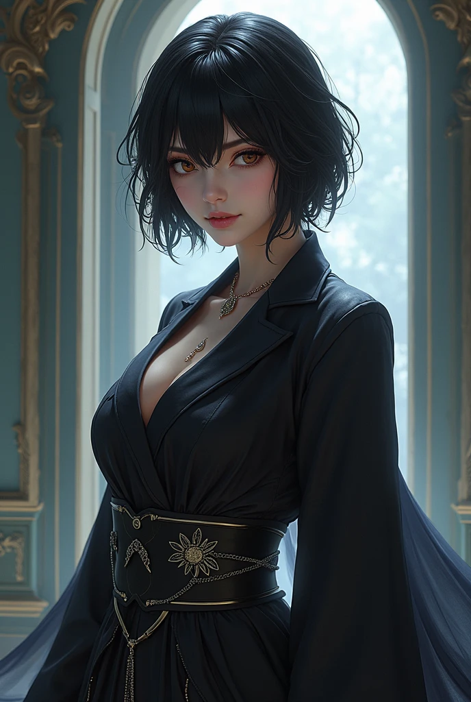 work of art, best qualityer, (Extremely detailed CG 8k unity wallpaper), (best qualityer), (best illustration), (best shade), absurderes, realistic lighting, (abyss), beautiful detailed glowing, arte de PeterMohrBacher, Woman, new, naked, no clothing, in house