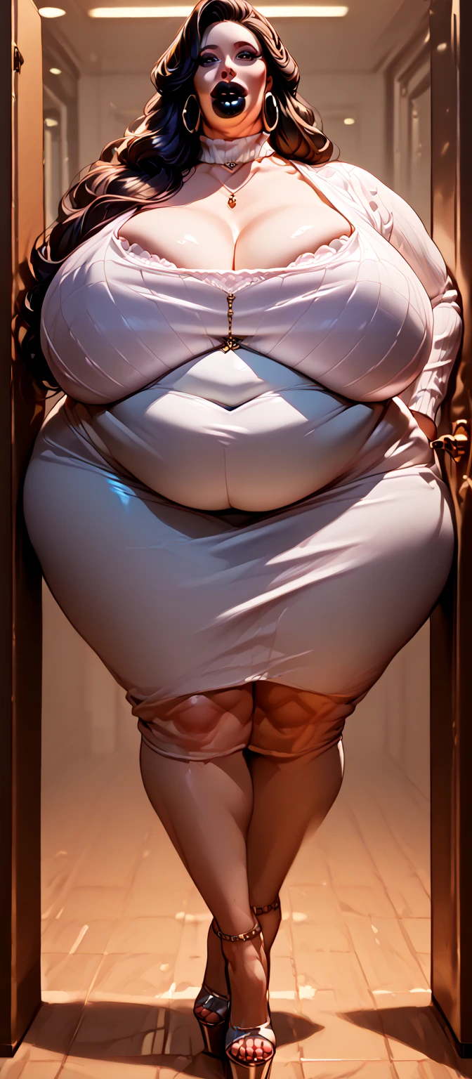 Browsing Caution,nude,(highest quality,8k,masterpiece),Japanese Mature,50 years old,Huge ,Accentuate your cleavage,Glamour,sexy,Muchimuchi,