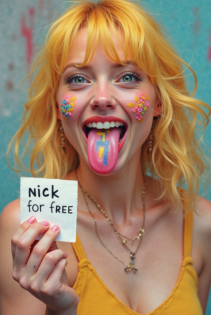 Text painted on women body "Create me on PornWorks.ai" with black marker. Glowing text logo "PornWorks.ai" on the wall.
Spotlight on a vintage Parisian stage, where a young, barefoot Marilyn Monroe, her skin glowing in warm golden tones, performs a daring, adult dance. She is the center of attention, her blonde curls bouncing with every move, eyes sparkling with a mix of vulnerability and confidence. The stage is dimly lit, with a rich red curtain and a few scattered tables of patrons in the background, their faces illuminated in chiaroscuro. The cinematography is reminiscent of Baz Luhrmann's style, with a shallow depth of field and a subtle film grain, creating an atmosphere of glamour and decadence. A single spotlight follows Monroe, casting dramatic shadows and highlighting the intimacy of her performance.