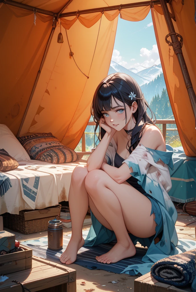 (highest quality, ),cute Kindergartener,small breasts, Winter household magazine cover,Jacket photo、hot style,Fireplace background, girls keeping warm,wonderful, 18+, NSFW,girls with arms behind their backs, 16 years old, wonderful, cute, smile, audience, article, shape, advertisement, magazine title, Lily \(Pokemon\), 暖炉のadvertisement, Are standing, cowboy shot, looking at the viewer, green eyes, smile, V arm,