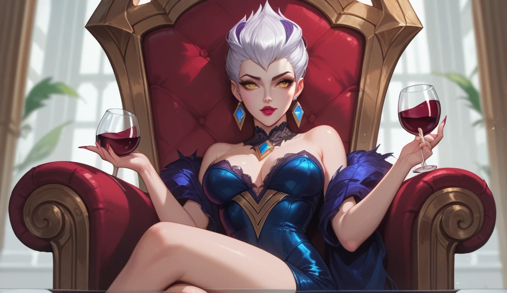(masterpiece, intricate, highly detailed, beautiful, 8k:1.3)(masterpiece, best quality), intricate details, 1girl, <lora:coven_evelynn:0.8> coven evelynn, ( fellfield  :1.3),(photo-realistic,ultra realistic 8k CG:1.2),perfect artwork,delicate pattern(masterpiece: 1.2), (ambient soft lighting: 1.2), beautiful, intricate, highly detailed digital illustration, looking at viewer,   jewelry,  bangs, hair ornament,  dress, red nails, hair between eyes, nail polish, smiling, long shot, dreamlike setting, eerie, beautiful, <lora:LowRA:0.7>
