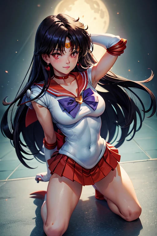 whole body, Sailor Mars, Long black hair, (((Red eyes))), Circlet, choker, smile、Earrings, 赤のSailor Warrior Uniforms, white elbow gloves, Purple ribbon, red skirt, Red boots, View audience, strict, Grin, Squat, ((Open your thighs wide to the left and right)), ((Show the audience your crotch)), ((Place your arms behind your head)), In the living room, Soft lighting, high quality, masterpiece, Embarrassing, blush、(masterpiece, 最high quality;1.3), Very detailedなCG, Very detailed, 1 girl, alone, smile, Looking at the audience, Stylish angle, , SV1, Sailor Warrior Uniforms,((( Red Skirt))), Elbow Bag, tiara,Red sailor collar,ブルーchoker, White gloves, jewelry, From above, Many Hearts, Face Focus,Mars,tornado,抽象的なbackground, ,,whole body, night, moon, smile, Embarrassing, blushする, 地面にSquat, Open your legs wide from side to side, Place your arms behind your head, Underarm, Gazing at the audience, Facing the audience, Spread your legs wide open and face the viewer., Shooting from the front, Camera position is low, (Red eyes:1.5),Small Head、 ((she is medium length , Smooth and fits the body, Subtle blue accents)),Blowjob Gestures, 真night中、廃コンクリートビルの階段にplease sit down、 Blake is looking at viewer, Blake is (Flying debris:1.2), Dim lighting、最high quality, High resolution, unity 8k wallpaper, (shape:0.8), (Beautiful details:1.6), 非常にDetailed face, Perfect Sentence, Very detailedなCG, (Perfect hands, Perfect Anatomy),((Spread your legs:1.3))((White cotton panties)),Angle looking up from the bottom of the stairs.、Camel Toe,(Detailed Hair), (masterpiece), (最high quality), (Very detailed), Focus your eyes, Detailed face, Perfect Anatomy, Perfect lighting, (Intricate details), (Written boundary depth), One Girl, whole body, (((Sailor Mars))),詳細なSailor Marsのコスチューム, background: Two-storey building,, (((Sitting cross-legged))),whole body,Detailed hand,Detailed five fingers,Attention to detail in costumes, please sit down,On the bed,(((Two-handed fellatio gesture))),White satin gloves　Camel toe with attention to detail,(((smile))),Red color