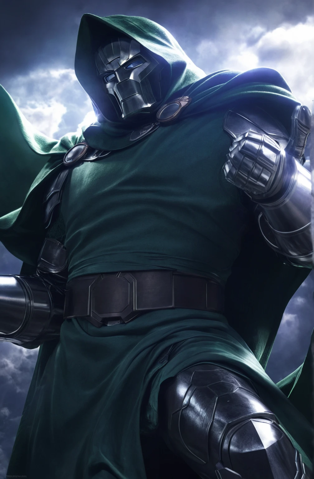 masterpiece, best quality, cinematic photo, hyper-realistic, Dr.doom
(8k, epic composition, photorealistic, sharp focus), elaborate background, cinematic