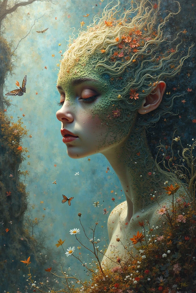 art inspired Brian Froud and Carne Griffiths and Wadim Kashin, intricate details, oil