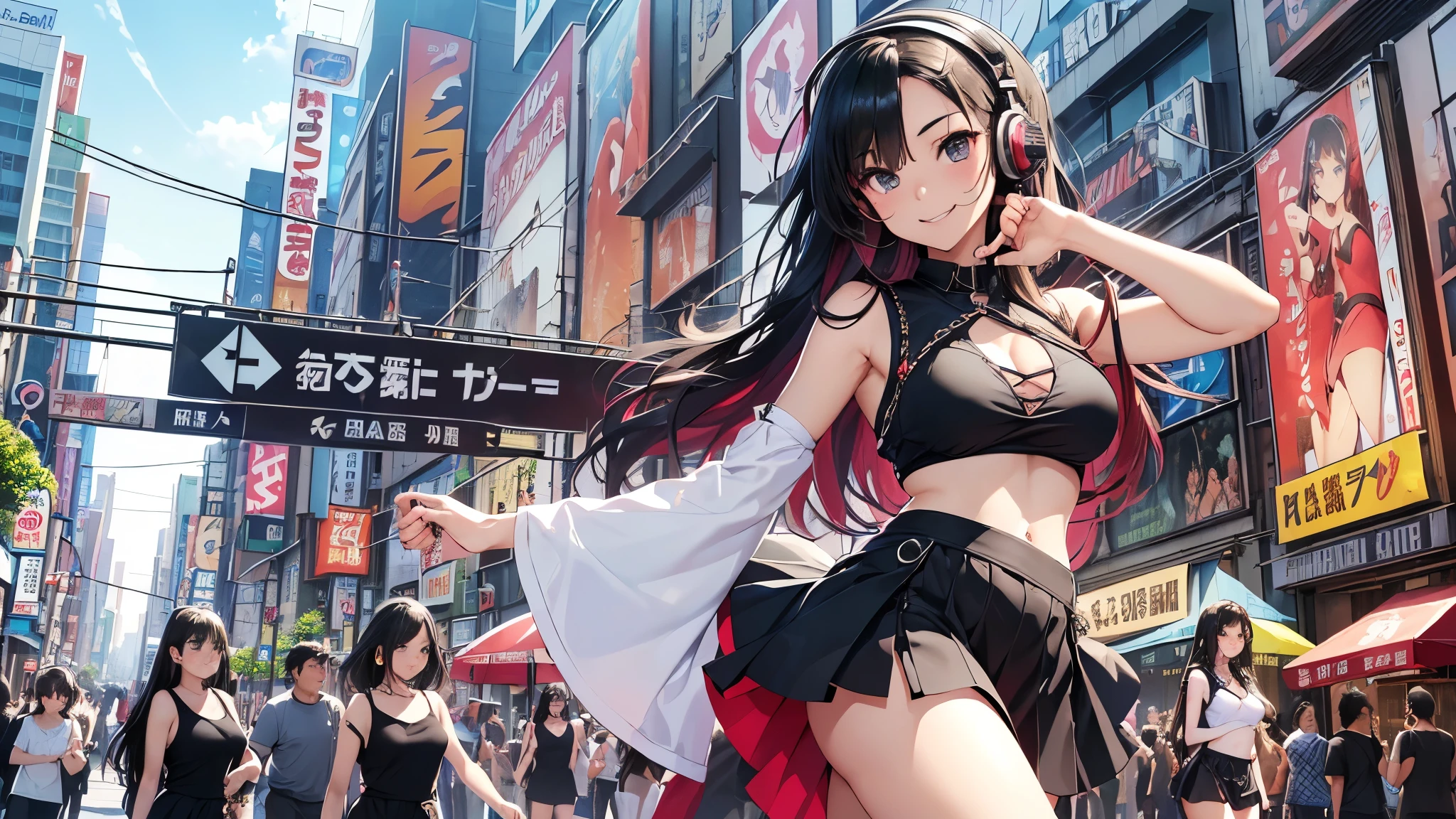 score_9, score_8_up, score_7_up, high res image,masterpiece,best quality,

pole dancing, spread legs,crotch rub,stage,multicolored spotlight,pin heels, background audience,
(white frilled undercoat:1.2), [::0.9],emotionless face,
1 idol girl,blue and green idol costume,red mini skirt,
detailed grey eyes,tareme,anime face,backlit,
(detailed long hair:1.0),straight black hair,
back shot