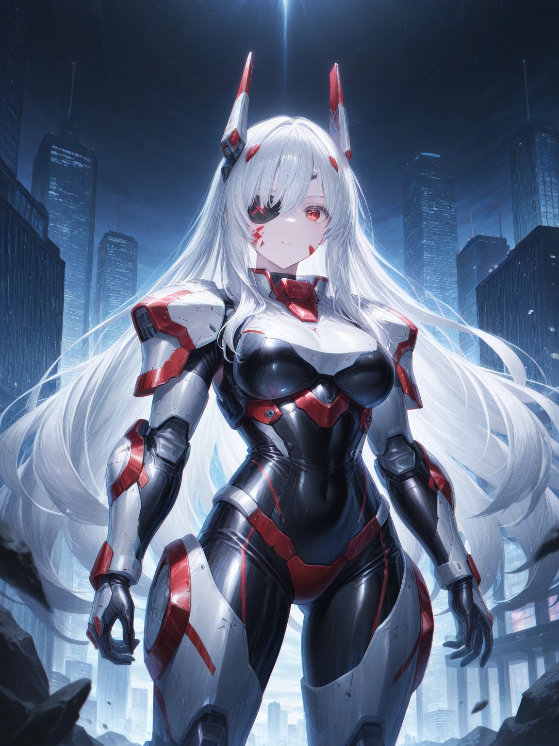 1female\((chibi:1.8),cute,kawaii,,(white hair:1.7),(very long hair:1.7),bangs,(ear\(fluffy white rabbit-ear\):1.3),(only 1small rabbit-tail at hip:1.2),(red eye),big eye,beautiful shiny eye,skin color white,big hairbow,(costume\(combat suit,bodysuit,(very tight:1.5),(show body line:1.2),weapons\)),breast,shooting and aiming a laser gun to giant monster cat,dynamic action\), BREAK ,background\(city of Rubble,giant cats are destroying the city\), BREAK ,quality\(8k,wallpaper of extremely detailed CG unit, masterpiece,hight resolution,top-quality,top-quality real texture skin,hyper realisitic,increase the resolution,RAW photos,best qualtiy,highly detailed,the wallpaper,golden ratio\),(dynamic angle:1.5)