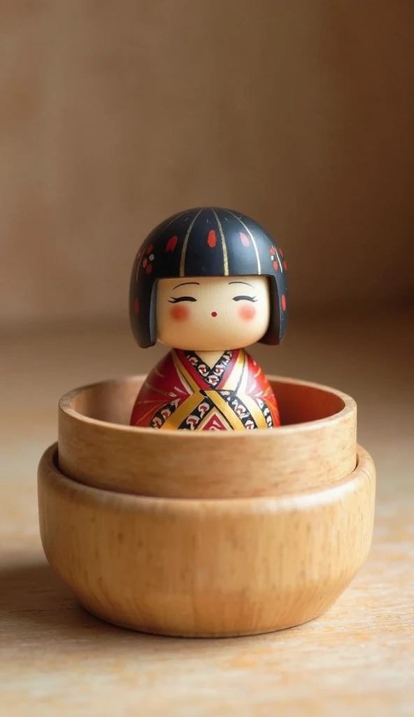 Kokeshi dollの箱の中 ,Paulownia box, Kokeshi doll
東北地方を中心に伝わる木製の人形で、galleries and museums Yes。
origin。Kokeshi dollのoriginは江戸時代後期、are said to have been made as souvenirs from hot springs。It began when woodworkers made it as a side job during the quiet farming season。
design。is mainly produced in the Tohoku region, so、from a new perspective The。with simple stripes and flower patterns, and、popular all over Japan々な designが存在する。
kinds。with a face drawn by hand、have different「system」have a style called。Tsugaru and Yamagata、Naruko, etc.、systemごとに独自の特徴を持つ。
The meaning of culture。Kokeshi dollは、It developed from a simple tourist souvenir to something with artistic value。Now there are many works by specialized craft artists、is also highly regarded as art。
in a kokeshi box。designs、as a symbol of Japanese culture。and are also exhibited at、その独特の designが世界中のコレクターを魅了している。
Kokeshi doll。It is filled with Japanese craft technology and local culture in a simple shape an。The origin of the、has a warm texture and personality when touching traditional Japanese crafts。has a spherical head with a cylindrical body、and feel the history and craftsmanship behind it、kokeshi is the late Edo period。Kokeshi dollという存在は、continues to shine as a Japanese cultural heritage。