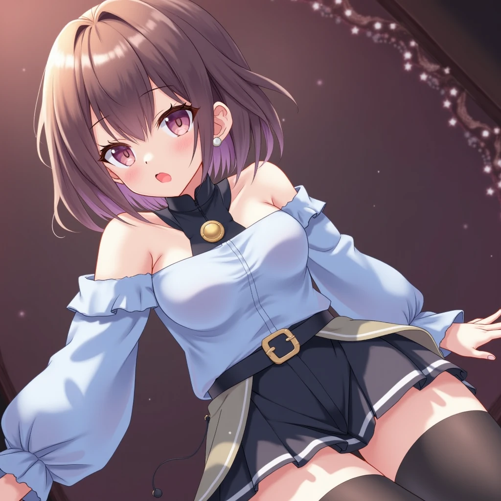 (masutepiece, Best Quality, Perfect Anatomy, High quality:1.4), nice hand, Perfect hands, Detailed beautiful hands, Large_filesize, fulcolor, hight resolution, symmetric, exceptional, Best aesthetic, newest, Anime, very beautiful detailed body,The hair,faces,The eye,BREAK,    


 Beautiful Girl, (17 years old girl), Very detailed, colourfull, highest details, 1 beautiful girl, Solo,(Cute:1.5),(Chibi:0.8), (kawaii:1.5),(Lori:0.5),(girl, Cute, Cheerful, Loli face, slightly bulging chest),(A dark-haired,Disheveled short bob,tareme,Pink eyes:1.55),(sano,A smile,Bad face:1.2), (White rabbit ear headband:1.2),Shiny skin,Clear skin, Beautiful skin,(best quality face),(Top quality glowing eyes), (The best smile,Doya face:1.45), BREAK is Romantic Lace Lingerie Set,
Delicate lace bralette with matching high-waisted panties,
Lace garter belt with sheer stockings,
Coordinating silk robe with lace trim for a romantic touch, BREAK is BREAK is 
(Red flower ornament:1.2), 


BREAK,(plein air),
( Landscape background :1.3) ,
(very beautiful woman from the front door :1.3) ,
(the woman arrived home :1.3) ,
(opened the entrance door :1.4),
(SWAT standing:1.3),
(the i&#39;full of shyness :1.4),
(timid :1.2) ,
(upward looking gaze :1.2) ,
Looking Up ,
From  above ,depth of fields,

 BREAK,wakame,wakame,wakame,(Cowboy Shot:1.4), 

BREAK,(Blurry background:1.3),(absurderes, hight resolution, Super Detail Art),cel shading,Clear Color, Lonely optical effect, Beautiful pictures, Bright glow, mystic atmosphere,(Close-up of girl:1.1), Mystical light particle effect,manga influence, clean line drawings,