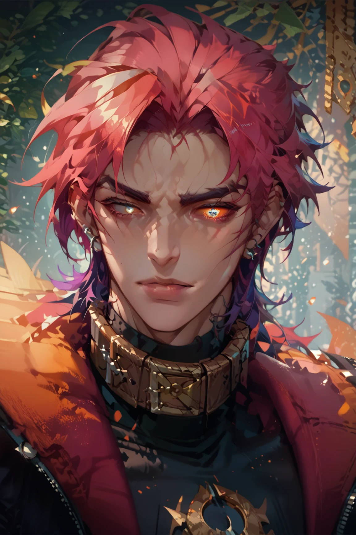 1Captain ???, arc Wano kuni, short hair,hair red, realistic, ultra detail, cool, boy,cool scary guy