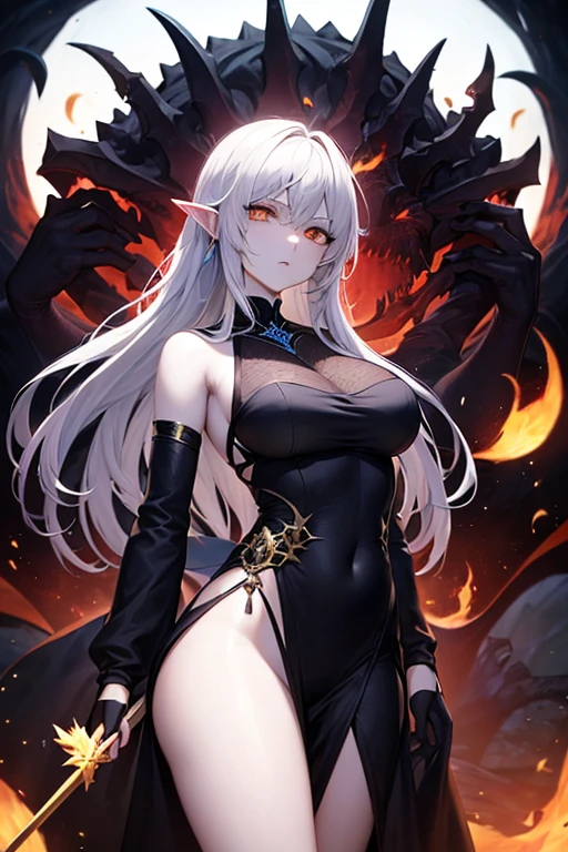 (Skull in hand:1.2), butcher, (red halo above head:1.1), (blood soaking:1.2), teeth, (scars on face and chest:1.2), (detailed scars:1.1), (diadem of thorns on head:1.1), (bloody blade in hand:1.2), (armor plates:1.1), (spikeed heavy gauntlets:1.1), (horror angel of death:1.1), full body, seductive, (round breasts), (bubble butt), (wide hips:1.1), (slim waist:1.1), (thick thighs:1.1), (detailed face and eyes:1.2), (jewerly lips:1.1), (lot of jewerly:1.2), (body piercing:1.3), (strong makeup), (detailed hair), (grey sorceress outfit:1.1), (full deadric armor:1.2), (darkest dungeon and cutesexyrobutts style), (detailed background), (perfect nails), (high resolution), (masterpiece), brunette hair, (detailed hand and finger:1.2), (medium breasts:1.2), (busty), (deep cleavage:1.2).