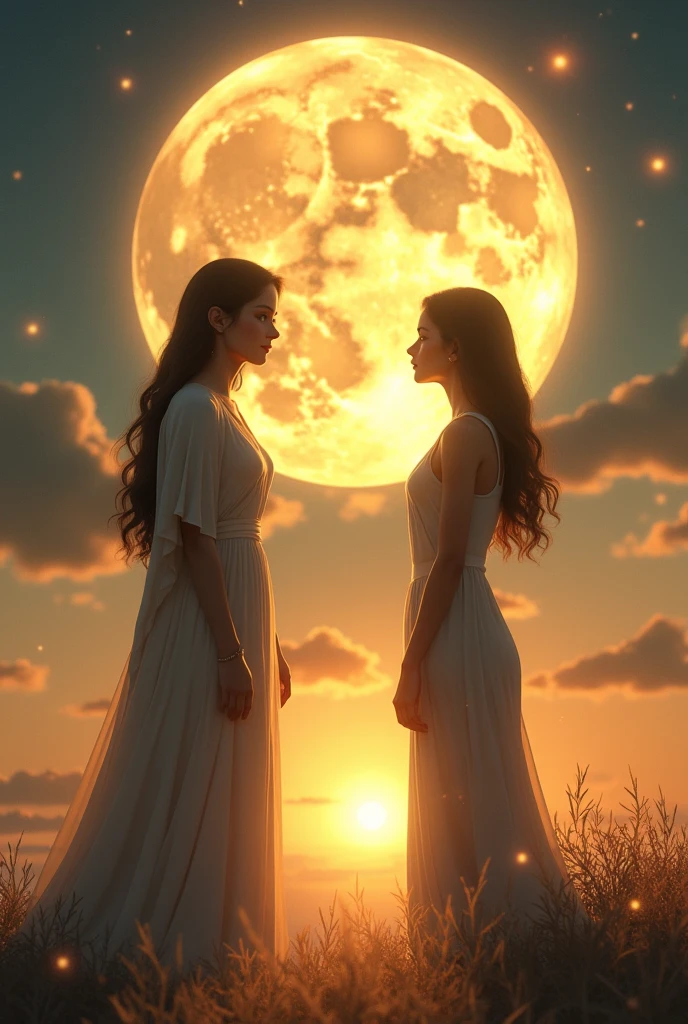 Logo Iotopia means history in ancient Greek, for projects with dancers, with two interdependent universes the moon and the sun in Y2K