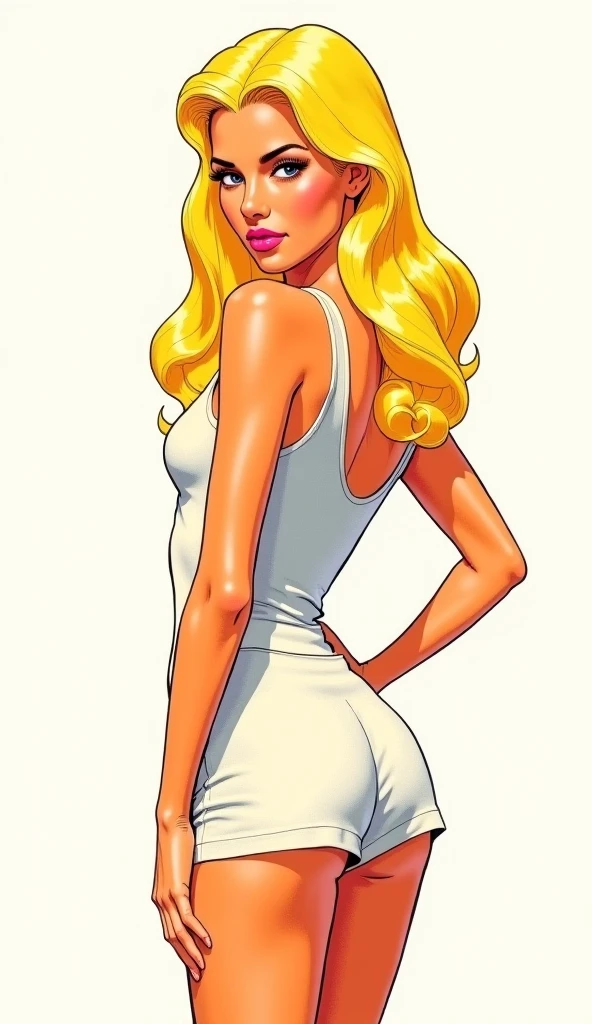 Blond. Angry. Sexy. Curvy. Tall.