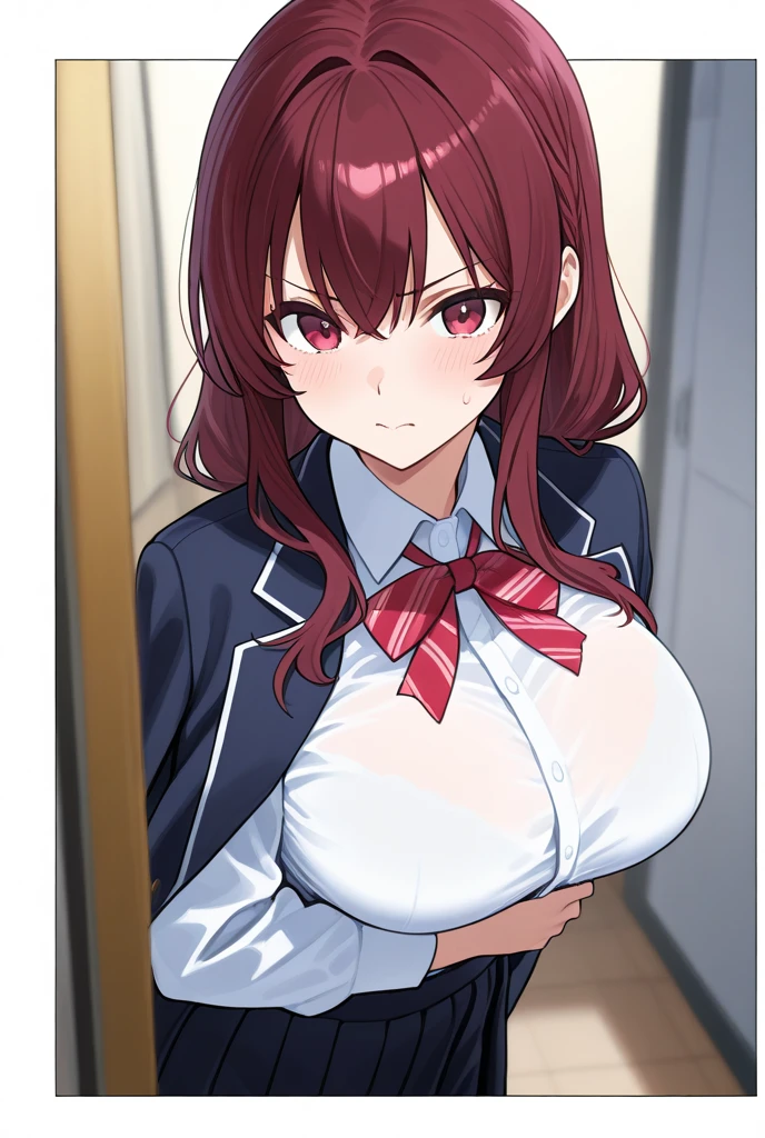 Maki Nishikino、lovelive 、One Girl, crowded train、crowd、on the train、Attacked by a molester、Vagina licked with tongue、Five Fingers, mini skirt, Being petted、Highest quality, Displeased face, blazer, blouse,Red bra、 Red panties, Her thighs and groin are wet with love juice. 、crowd、Big 、Big Ass、Thick thighs、The woman feels sexual arousal、Having my breasts massaged、Having your groin touched、Reaching orgasm、指でHaving your groin touched、Cunnilingus by a pervert、Spread your legs、Obscene sound effects、Naughty sound effects