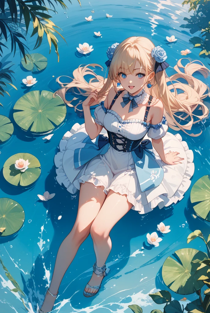 photo realistic, (masterpiece,best quality:1.4),(8k,raw photo,photo realistic:1.2), detailed skin, detailed face,1girl,Japanese idol,cute face, girl, Not Safe for Work,
1 girl in, length hair, blue eyes, blonde hair, light smile, ((hair of pubis, Not safe for work))), pubisure, ((shiny wavy hair)), diadems, (lying on stomach, from behind), up-skirt, doress, gothic dresses, shairband, shortsleeves, the bow hair, ((blue shairband)),(((No Panties))), (((twat))), ((Open twat)), (((skirt-lift))), a smile, red blush, light Blue Doress, Alice (Alice in Wonderland), White frilled legwear, ((Blue the Bow)), Puffy Sleeves, Bangss, Apron Dress, shortsleeves, ((Blue bow ribbon)), long hair, mini crown, frilld, white gothic dresses,: q, masterpiece, top-quality, not safe for work, Littleded bangs, mary janes,(FULL Body), (((spread puss,Not Safe for Work))), (((cervix))), ((puss juice, Sweat, Sweatdrop)), (((spread puss,Not Safe for Work))), ((ure-thra)), nip,((cli-toris)), urinates, (((anus))), (((from below))),(Garter ring that looks like frilly panties),(((nudi-ty:1.6,top-less:1.1,expose breasts,breasts out))),flat chest, (((nipp-les))),(((nipp)),nip,
yumekawa,yumekawaii,pastel color,(wonderland garden:1.3),imagination, friled panties,