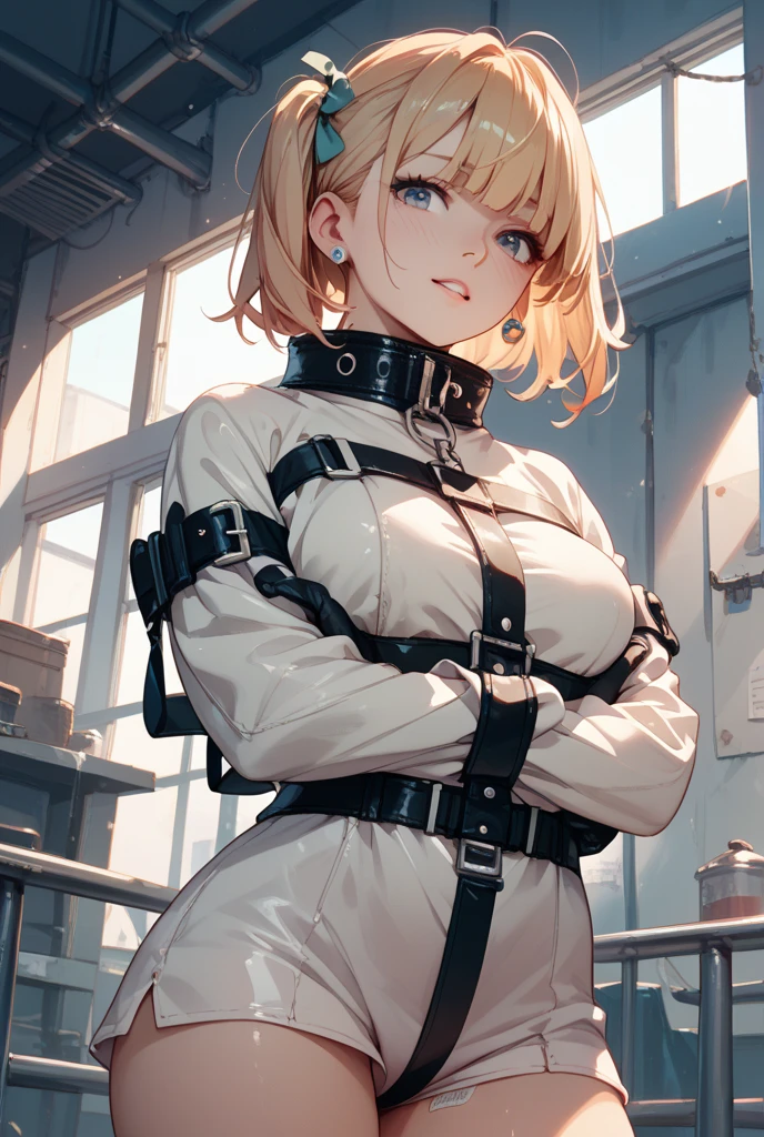 (((Full body Latex Bondage suit))),(((masterpiece, Highest quality))),(((alone:1.2))),(((One Girl:1.2))),32K Wallpapers, Very detailed,(((((portfolio))))),(((((close))))),(((((Breast augmentation))))),((((More angles)))),(((highlight))),(((completion. Detailed face))),((((Very talented)))),(((((The most complex machine))))),(((Genius Mechanic))),((Overall colorful)),(((((Huge breasts,Browsing Caution,((BDSM)),((Latex Bondage))