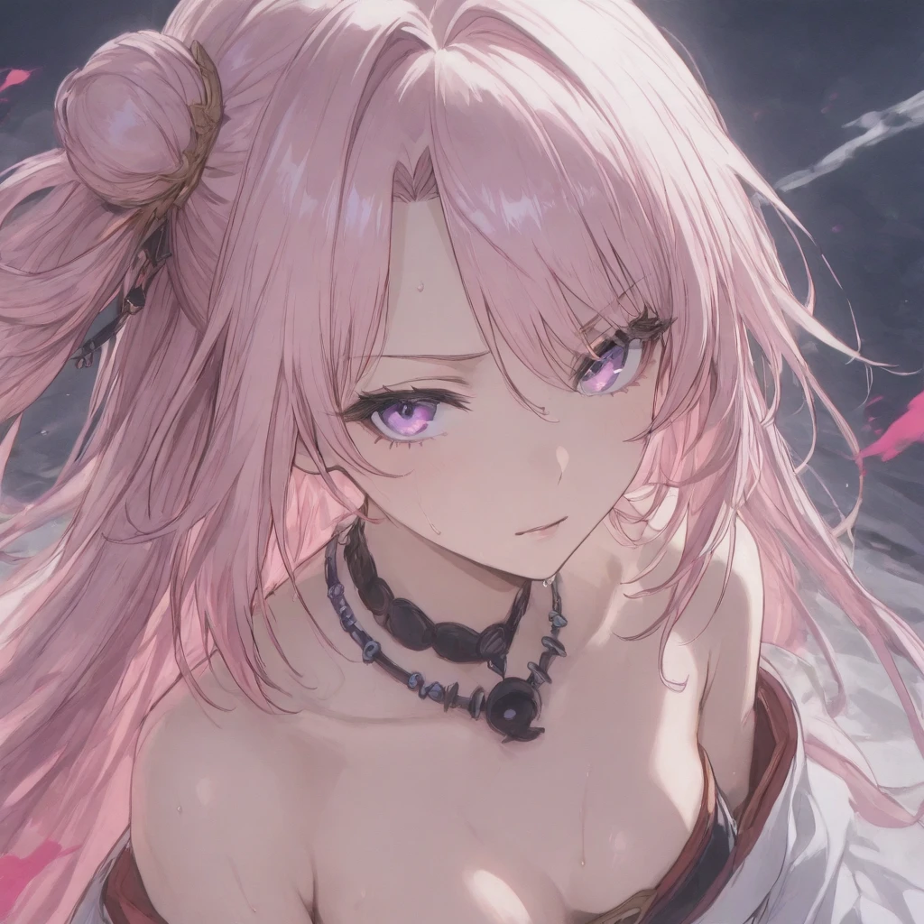 top-quality、Top image quality、masterpiece、girl with((18year old、 White underwear、Best Bust、Bust 85、a blond、Semi-long、green eyes、one piece dress、Valley、Happiness、Black wristband on wrist、A slende body is wet、wetting hair、Naughty face、On all fours、on the beds、Get closer to your audience))hiquality、Camera Film Style、Background with((Beautiful room at night))、masterpiece、cool style、Elaborate design、visualart, zerotwo, coming towards viewer, one long shoulder dress
