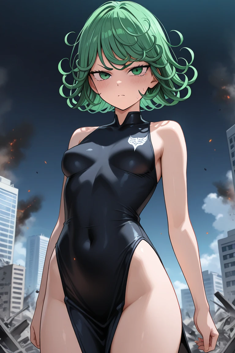 green hair