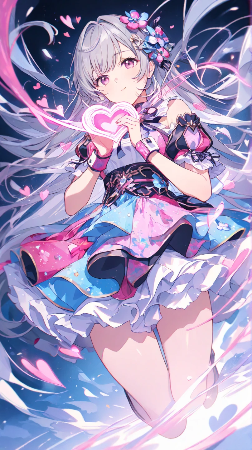 Red pink green blue purple gray cyan peony flowers for decoration,Light green blue purple gray cyan red long hair,Dark red pink green blue purple gray cyan and white clothes,Delicate pupils of blue, purple, gray and cyan,Fairy Sister of Hehuan Sect,A crazy beauty who knows how to whip slaves!