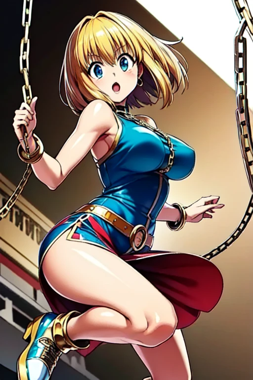 well、Looking into the well,wellの中を見る、Beauty、Camel Toe、Giant tit、Nipple Puffs、Cleavage、Plump、Super big breasts、Super big butt、暗いwellの底