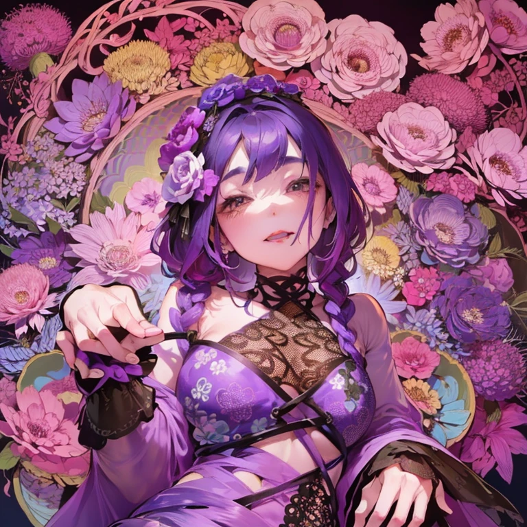 {{{{{16k}}}}}, {{{{{The immorality of watching the process of transforming a pure girl loved by everyone into her facial rank and tits rose to the SSS rank of top-notch pretty japanese actresses, getting more her tattoos increase and the lines of her breasts become clearer, She is laid on an coffin of flowers bouquets of flowers are stabbed all over her body and her body becomes more curvy her tits more erect as they float above her and she is turned into a cutesy flower arrangements, She knows that if she sleeps she will lose her life but she cannot stop her sleep her eyelids grow heavy and the moment she is fully asleep the flower glows absorbs her life blooms more cutely and transforms her corpse into something lovely and capable of eternal necrophilia, Each time she was necrophiliac her tattoos increased the tattoos her waist and underbust became thinner, her breasts become even larger and deeper with cleavage, her skin is changed to be smoother, Her hair is replaced by a bang long glossy very Straight hair, Everything about her has become one with the flowers so much so that her nipples are stained with flower tattoos, She is fitted with a heart collar that puts people into eternal sleep which transforms her into a cute once-in-a-millennium narcotic hallucinogenic flower arrangement that becomes her too-cute corpse}}}}},{{Extremely detailed}},{{{{{integrated her head pure small, Enchanting Too thick and erotic lips, Her thickened lips shimmer with luster}}}}},{{{{{Her tattoos spread all over her body with hallucinations, She is tattooed with lewd flowers on her neck, arms, lower abdomen, thighs, buttocks}}}}}