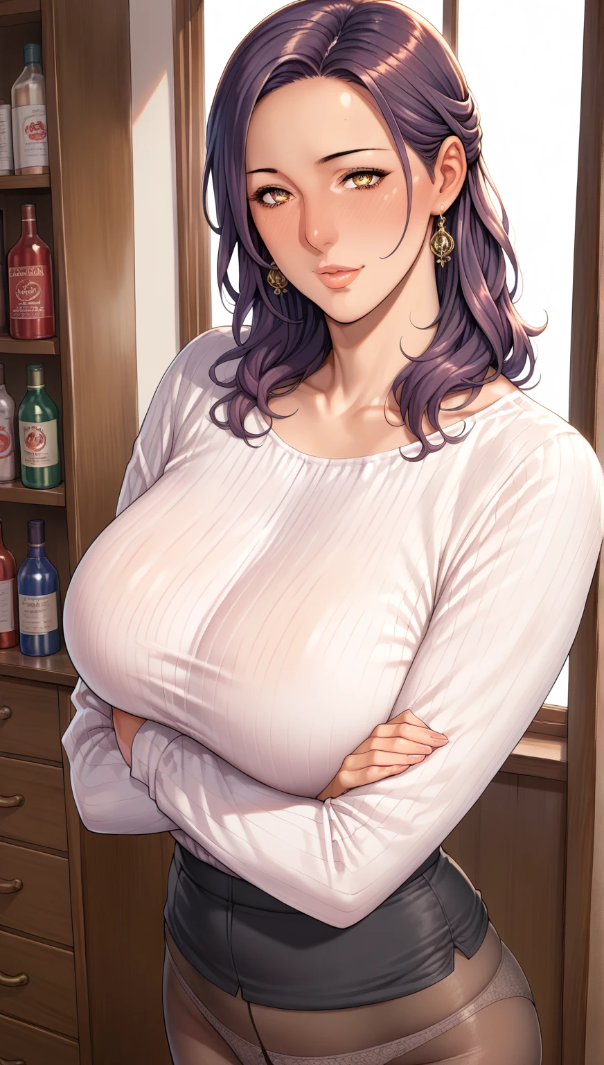 (naked aged 35 yo housewife in prison), ((guard man in background)), aged 40yo, full bodied portrait, hairy pubic, female pubic hair, tired, elongated face, high forehead, beautiful eyes, big blue eyes, (significant huge heavy breasts:1.1), (pubic hairs:1.3), (wide hips), open mouth, showing pussy lips, pale skin, natural skin, wrinkles, pore, barrel, prison bars, (((RAW Amateur Photo)))