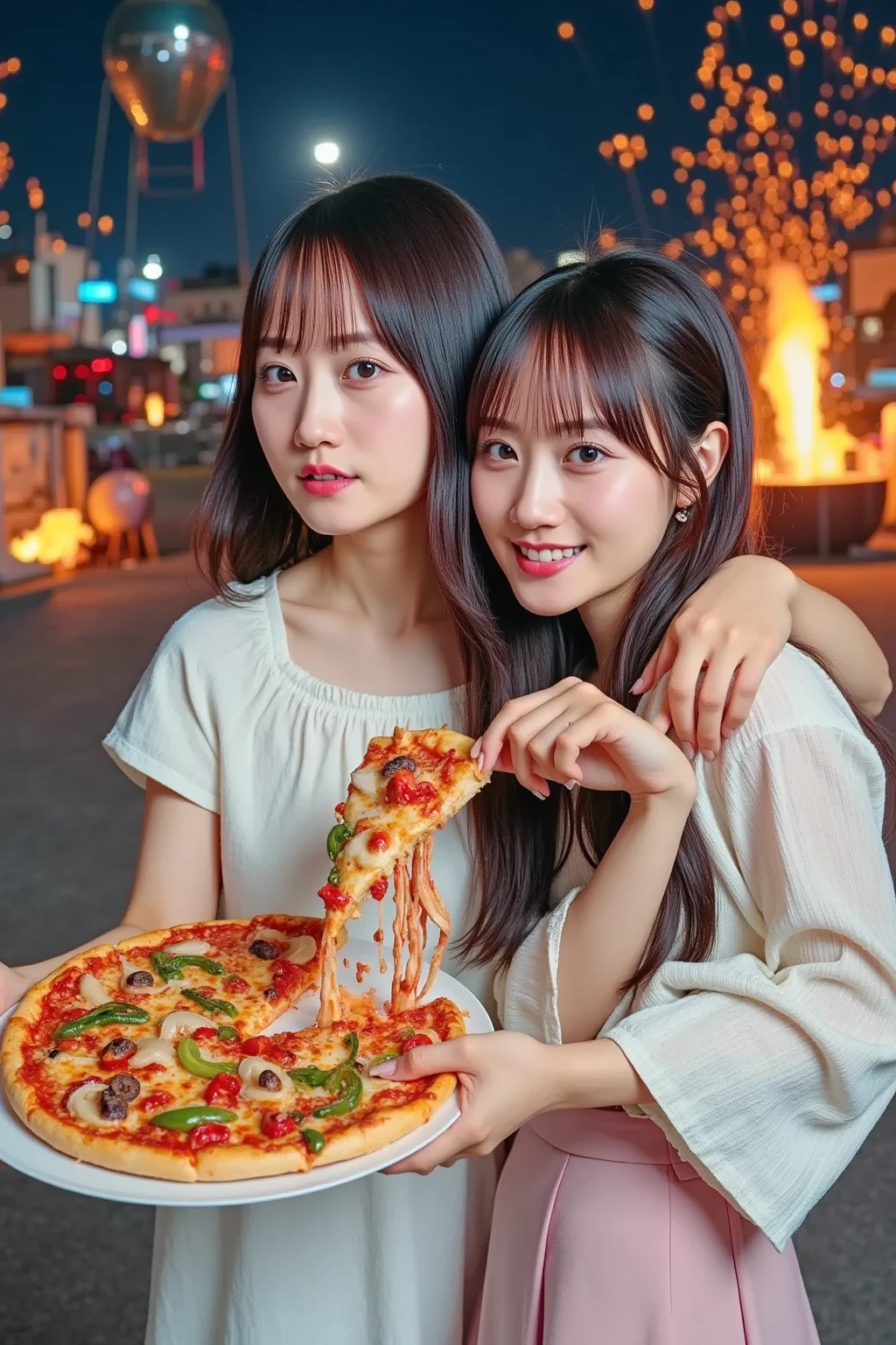 Choi soobin eating pizza