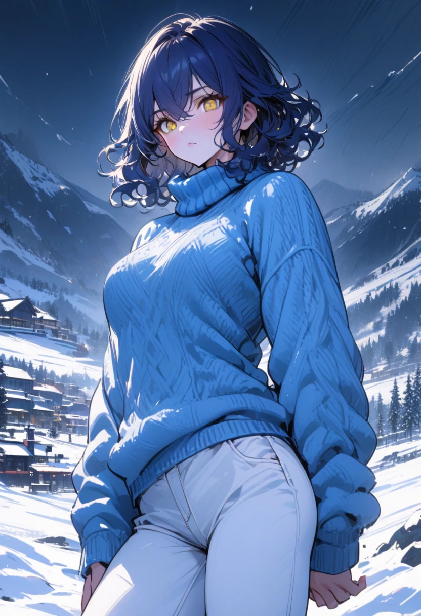 a lonely boy... black hair... with bangs and a short ponytail... pastel green eyes... sleepy and serene look... snow white skin... unreal beauty... With a card with a heart in his right hand... And on the left with a knife with blood... The boy is dressed in a white sweater with blood stains... Shorts showing her thighs... Butt a little big... Male gender...