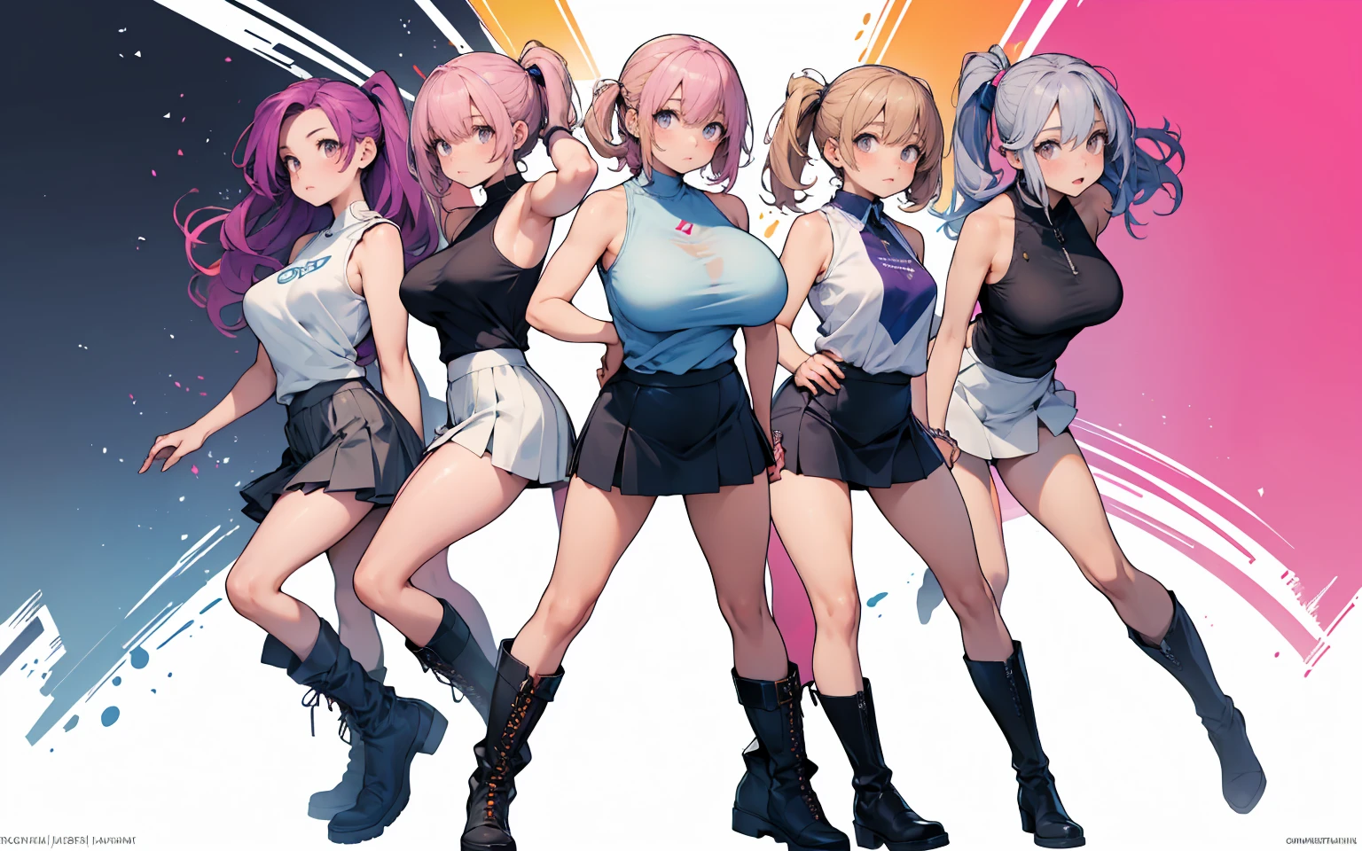 sakura haruno, medium hair, green eyes, pink hair, parted bangs,dress, bare shoulders, collarbone, sleeveless, sleeveless dress, zipper, zipper pull tab, forehead protector,
