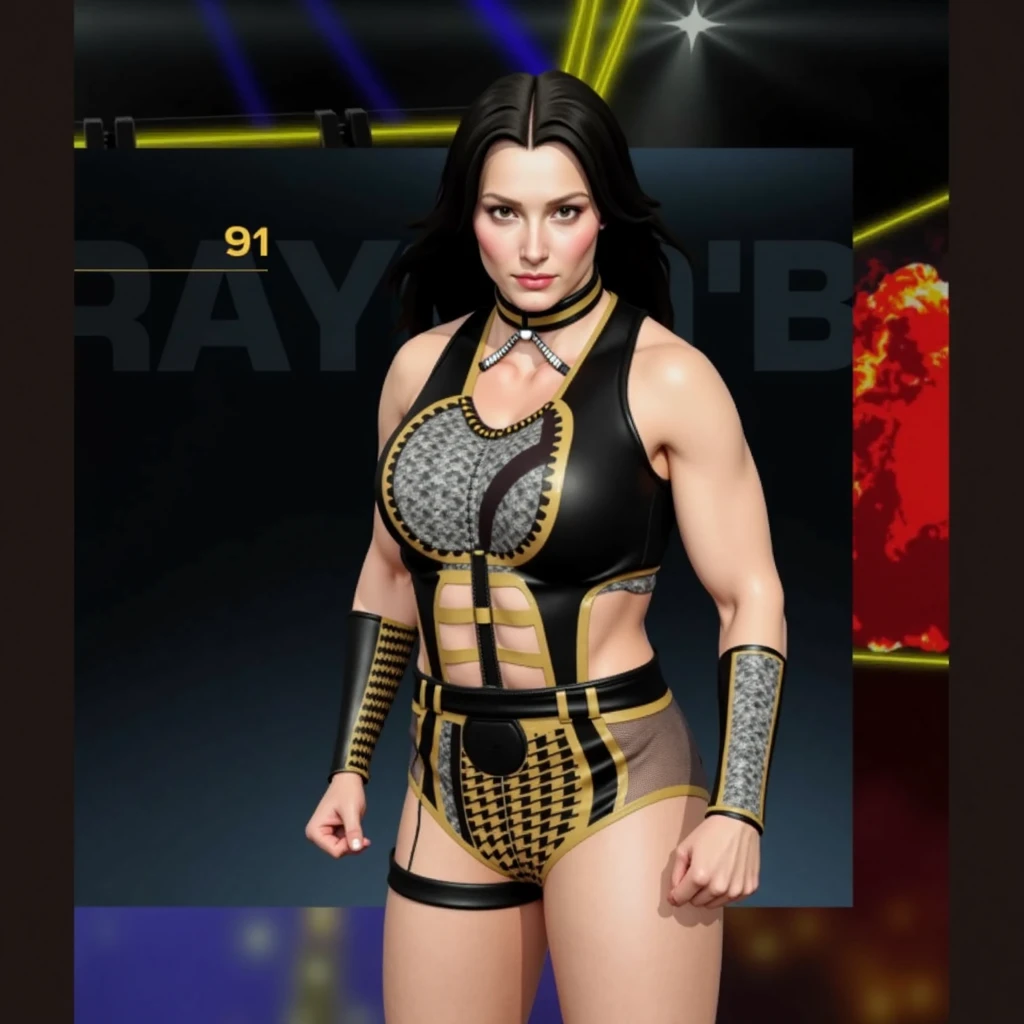 a close up of a woman in a wrestling outfit posing for a picture, violet myers, chrome outfit, inspired by Ion Andreescu, inspired by Gina Pellón, photo from 2022, 2 0 2 2, 2022, 2 k aesthetic, platinum attire, inspired by Briana Mora, sharp silver armor fuchsia skin