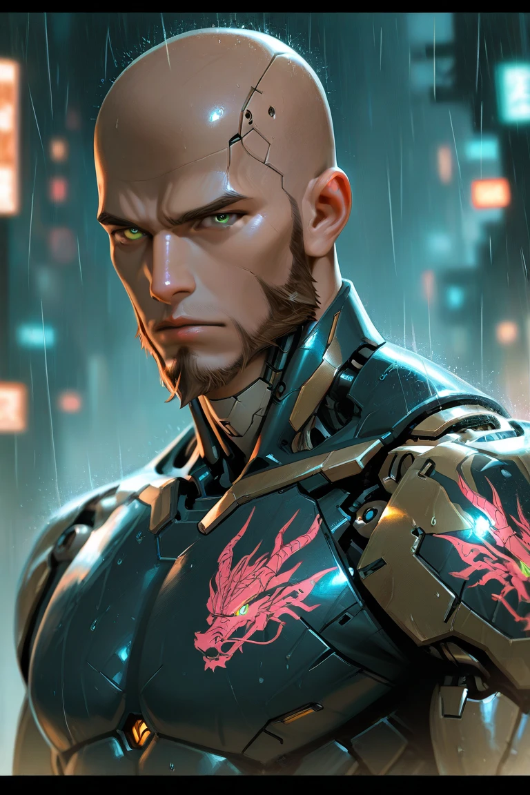 a man with a sleek yet tactical armored leather military trench coat, flat masculine chest, mechanical mecha knight head with a narrow visor, sleek and revealing armor plated under suit with waist cut outs, beautifully engraved upper arm and shoulder armor, androgynous charm with slim yet heavily muscled physique, sylphlike with a sleek waist, toned yet beautifully sleek cybernetic arms and mechanical arms and legs, mecha muscles, brass metal armor and brown leather, dieselpunk, best quality, 4k, 8k, highres, masterpiece, ultra-detailed, realistic, photorealistic, photo-realistic, HDR, UHD, studio lighting, ultra-fine painting, sharp focus, physically-based rendering, extreme detail description, professional, vivid colors, bokeh, portraits, concept art