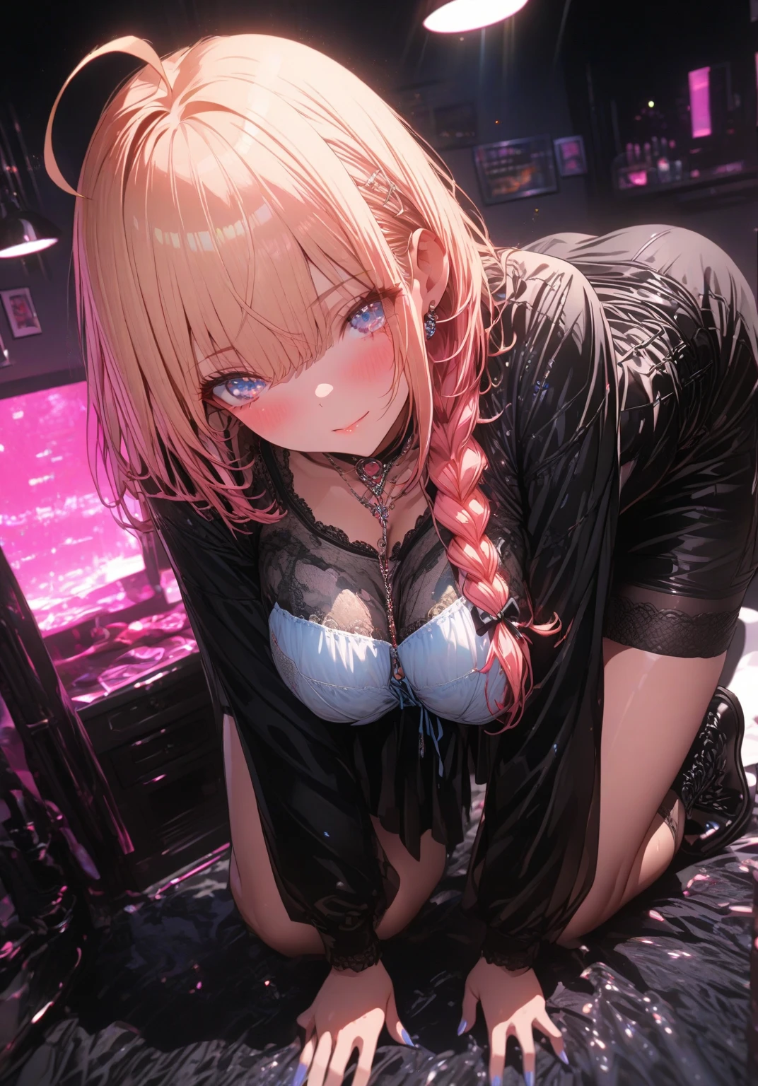 若いShinyShiny白いShiny肌、Platinum blonde hair with dazzling highlights、Shiny明るい髪,Smooth Hair、輝くbeautiful前髪、Shiny, Transparent and attractive、とてもbeautiful, Nice and cute 、High resolution、Very detailedな写真、Professional Lighting、(Spread your legs wide and show off your vagina.:1.3)、(Take a photo in cowgirl position:1.5),(masterpiece, Highest quality:1.2), alone, girl, sexy , (nsfw:1.5),{{{masterpiece}}}, {{{Highest quality}}}, {{Very detailed}}, {Full open vagina supermodel:1.5}, {{とても繊細でbeautiful}}, ,(High two side up hairstyle:1.5), 8-year-old, very cute ,(((Child body&Pussy:1.)),(hentai 2 hole insertionPOV:1.3) Flat Chest, Small hips, Maid, (Black mini skirt), (White knee-high socks:1.3), (((legsUP:1.3))), ((Spread your legs wide to the left and right and ride in cowgirl position:1.5)), ((Upper Bodyは)Ribbon bondage for complete restraint:1.3), (腕をpinkRibbon bondage for complete restraint:1.3), Tilt your head, Orgasm, In the heat, Open your mouth, Drooling,penis, virgin, penis,(Blowing out pussy juice:1.2), (((From below))),, (((Upper Body))), (acme face:1.2), animation, indoor, On the bed, Bedroom,(Forced Orgasm),(Silk Hair:1.2),(whole body:1.2),((cowgirlstylesex:1.4)),(Prostitute SexPOV:1.2),(hentai 2 hole insertionPOV:1.5),(Photograph your model from the front:1.2),(Perfect Vagina:1.2),(Thin suspenders:1.2),(garter belt:1.3),(Silk knee socks),Drooling,(A large amount of incontinence オーガズム juice gushing out:1.2),(Error-free nsfw images:1.8),(Cute Vagina:1.2),(virgin:1.3),( face:1.2),(Completely hairless crotch and vagina:1.3),(10 y),(short hair),(細くて丸みのあるgirlの身体:1.3),(SEED value that does not cause errors:1.3),((Loli face:1.3)),utiful膣:1.2),(Photograph your model from the front:1.2),(Clothed sex:1.3),(A large amount of incontinence オーガズム juice gushing out:1.3),(売春婦のgirlのセックスPOV:1.3),(Obscene tattoo on crotch:1.2),(Forced Orgasm),((be subjected to indecent abuse:1.2)),(beautiful:1.2),(Semi-rear stick:1.2),(Bright lighting:1.2),(売春婦のgirlのセックスPOV:1.3),(Small breasts:1.3),(Clothed sexPOV:1.3),(Double Hand is completely restrained by chains, DOUBLEhand is completely restrained with rope and ribbon:1.5),(Upper Bodyは鎖とロープで完全拘束状態:1.3)(Vagina Appreciation Model:1.5),(A hentai girl spreading her legs wide open to show off her vagina:1.6),(Cute Boobs:1.2),(Ahegao:1.2),(DOUBLEeyes - completely concealed with black cloth:1.5),(淫乱ロリの10 years oldbody:1.2)(Pink hair:1.5), ({La Galissonniere :1.5 }),(Pink Dilt),(Peeing :1.3)