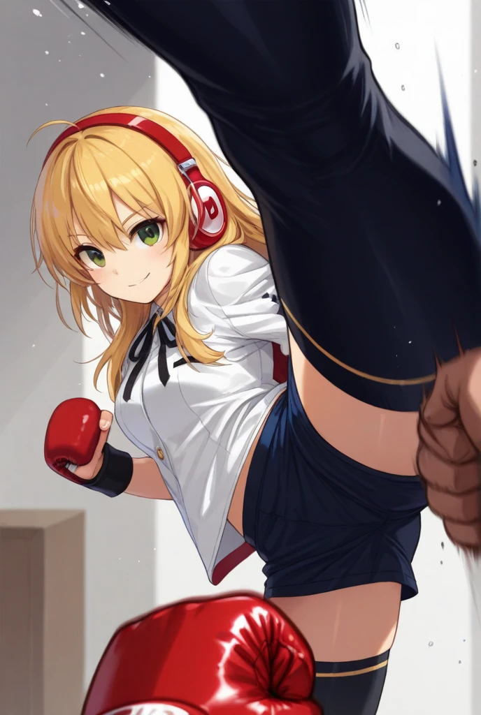 high-level image quality、girl with、trembling with sexual pleasure、cum on、AHE Face、((Bright white cropped shirt、Tied shirt、Red Hot Pants、shortpants、Modern fashion、High-cut sneakers))、20yr old、a blond、long twintail、large full breasts、Sexy body、Huge breasts,professional wrestling、Restrained by ring rope、The whole body is restrained、Open your crotch、Condom belt、Used condoms are tied to a rope、Used condoms stuffed in the genitals、SEX post、Overflowing sexual fluids