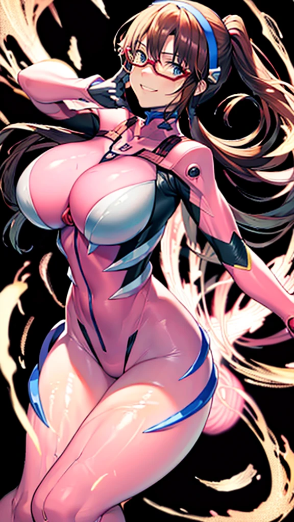Neck ribbon,Perfect hands, Perfect Fingers,Perfect Anatomy, masterpiece, Highest quality,Anime Style, 16k hdr,(2girls:1.4), Large Breasts,Erect nipples,Blue Hair, Straight Long Hair,Mobile Trace Suit, Shoulder Armor,(Red and blue bodysuit:1.4),Sexy pose, whole body, cockpit,Spread your legs,(Emotionless:1.6,Rape Eyes:1.5),Metal collar