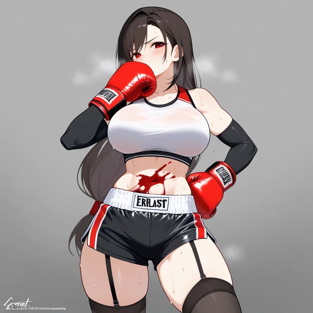 ((masterpiece)), disorganized, she is sadistic, long hair,beautiful white skin、 ((charming))、happy smile、perfect proportions、(((Kickboxing)))、(((Mixed wrestling))),  cute woman, baby face, BREAK source_anime, high detail, looking at viewer,POV, Enraptured eyes, 10 yo., large chest, expressionless, best quality, highly detailed, young face, white background,Droopy eyes, Calm face,A relaxed face,she attacks, punching