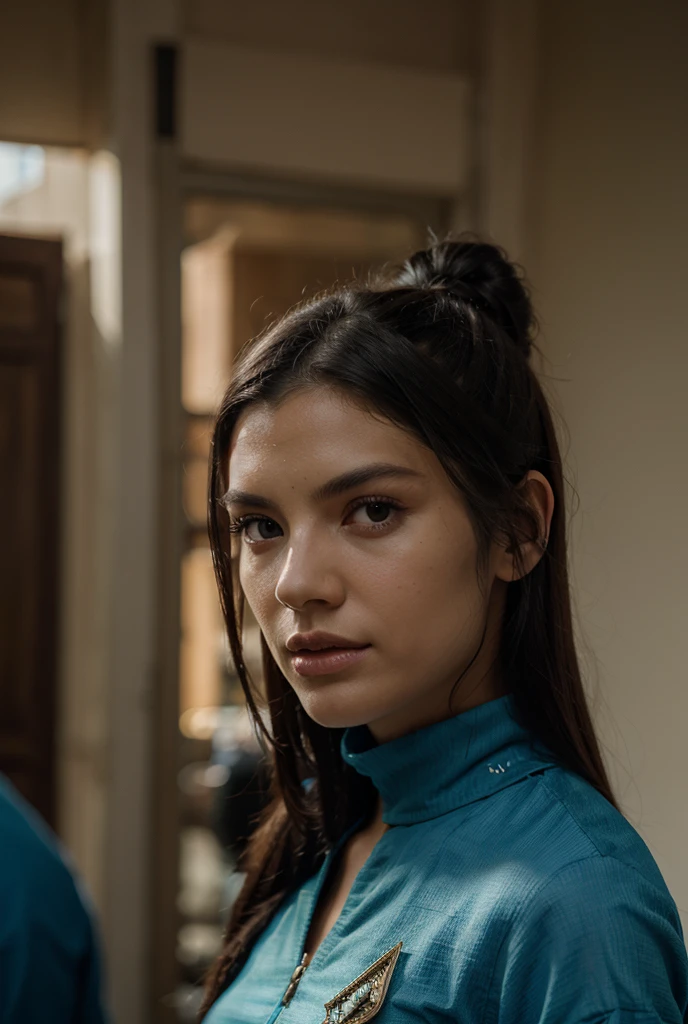 A stunning intricate full color portrait of chy, wearing a black turtleneck, hair in a ponytail, epic character composition, by ilya kuvshinov, alessio albi, nina masic, sharp focus, natural lighting, subsurface scattering, f2, 35mm,<lyco:CarlaHumphrey-RealVision-V1.0:1.0>
