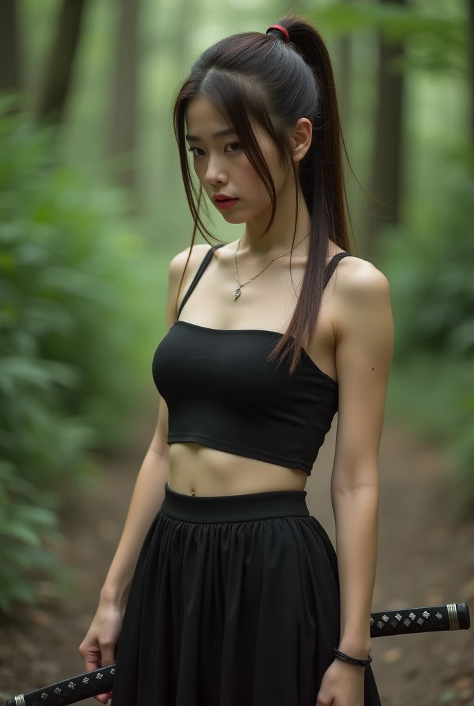 Chinese Schoolgirl, , pale, ((topless)), High Quality, Good quality, masterpiece, Very detailed, small, Bare-chested ,