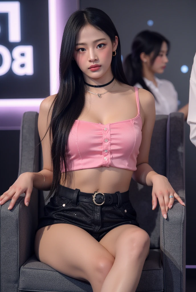 (mother) (indonesian_high_school_uniform), (multicolored hair), (bob hair), (highlight hair), crowded, (classroom school), detailed face, (makeup), detailed eyes, (huge breasts), (massive breasts), shiny skin, looking at the audience,(8k, RAW photo, best quality, masterpiece: 1.2), (realistic, realistic: 1.37), ultra-high resolution, (gigantic breast), big breast, deep v neck, (croptop),(very short skirt), (plunge neckline), (mini skirt slit), choker, button shirt, (underboobs), navel, (yakuza tattoo breast, showing all her tattoos, flower tattoos,full tattoos), (sitting open legs)
