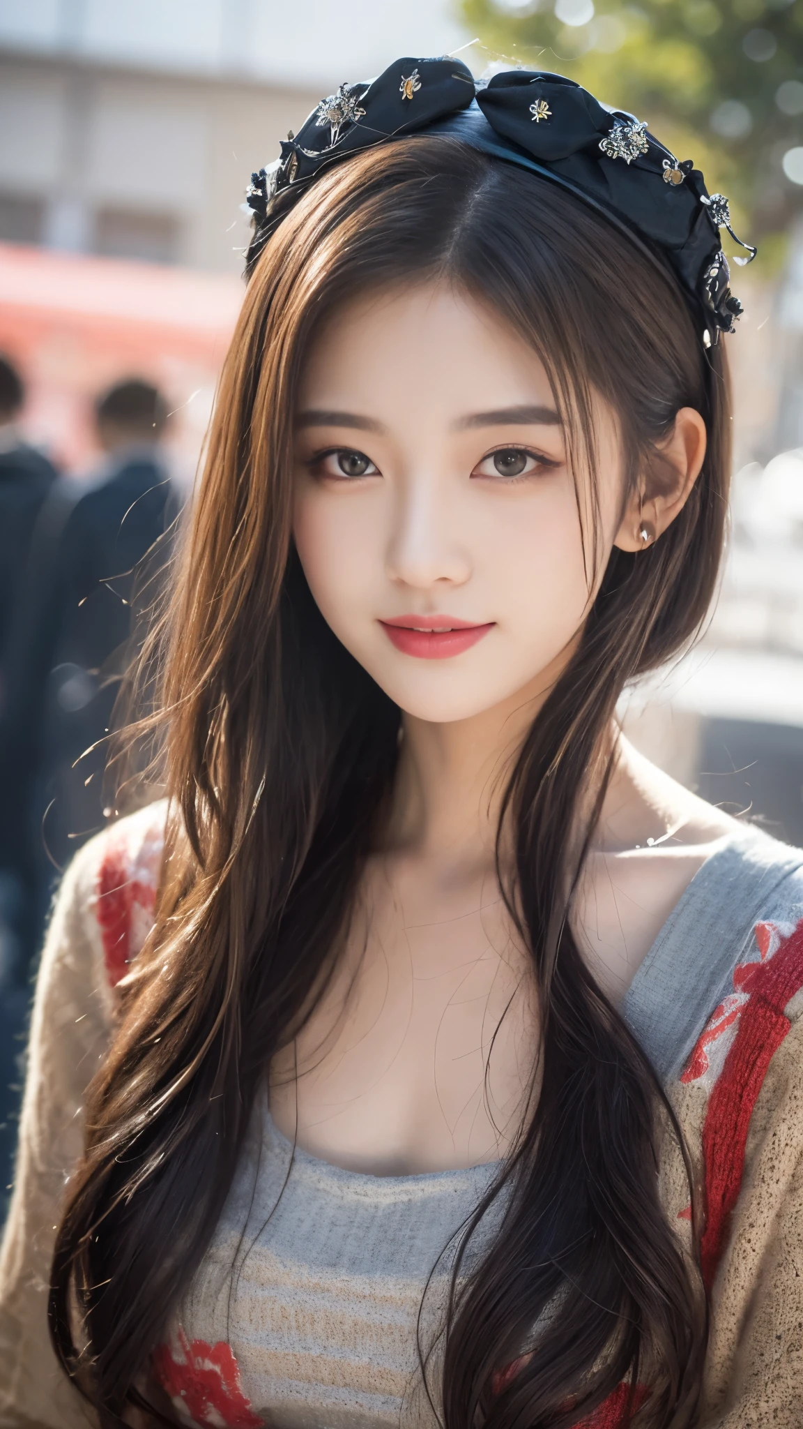 Random posture,1girl in,Seduce, Upper body:1.5 beautiful breasts, Lips, Realistic, Photo_\(Medium\), Solo, (masutepiece),(Photorealistic:1.3), Ultra-detailed, (High detailed skin:1.2),(Best Quality:1.0), (超A high resolution:1.0), (ulzzang-6500:0.3), Beautiful and clear eyes, delicate necklaces,Sunshine, (Beautiful detailed makeup), (sexually aroused blushing heavy breathing:1.0), (soft glow bloom:0.5),Mole under the eyes:1.7,