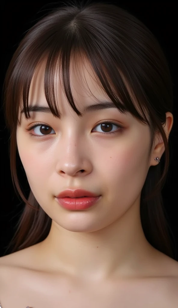 Portrait、smile、The correct facial balance of one Japanese woman、Anatomically correct、Realistically create and express the most beautiful female compositionasterpiece))、(((Highest quality)))、((Very detailed))、(Surreal)、(Highly detailed CG illustrations)、(Very delicate and beautiful)、Highest quality、Realistic texture、Realistic skin feel、realism、Absolute rules、Encounter the greatest unparalleled beauty in human history、史上最高masterpiece、The most beautiful in life、Exquisite beauty and captivating aesthetics、