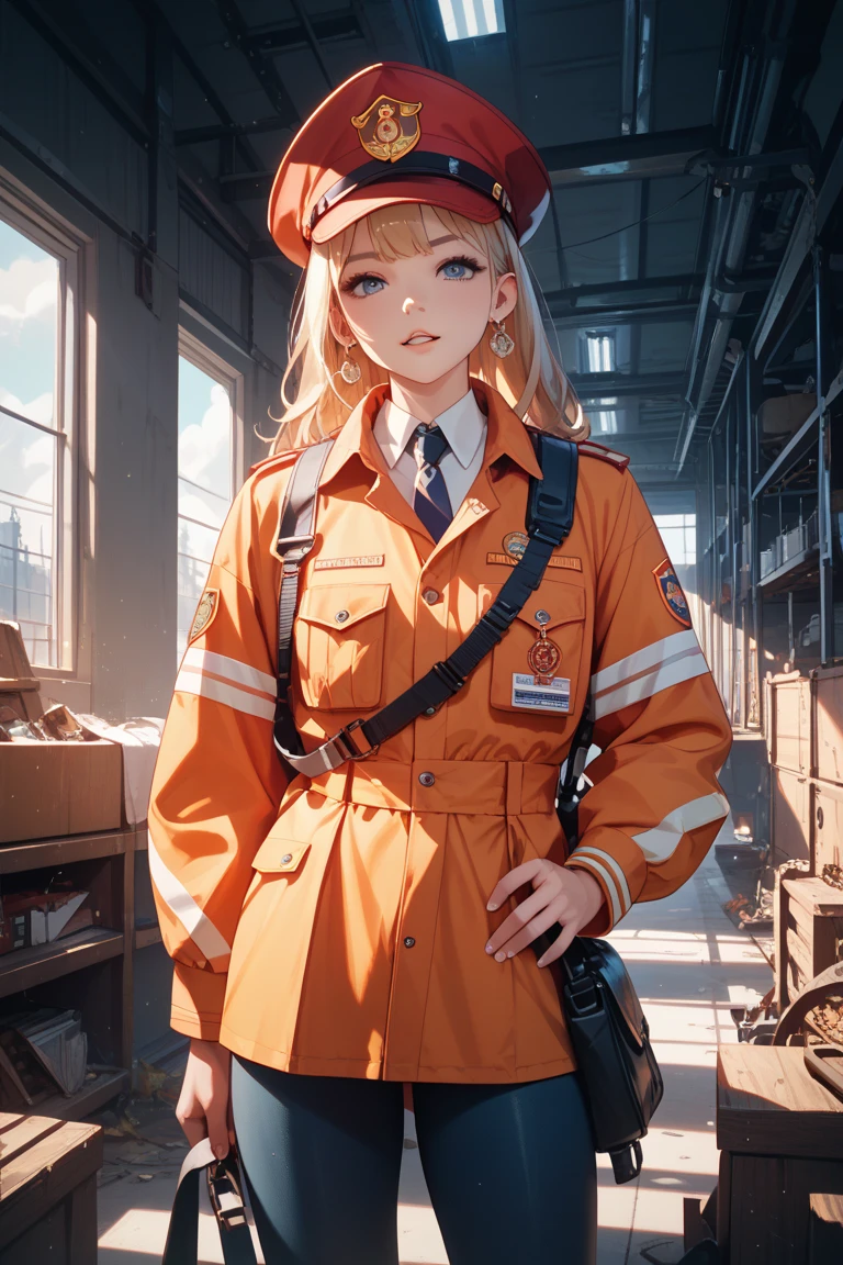 fireman, masterpiece, Ultra HD, Absurd , Best Quality, alone