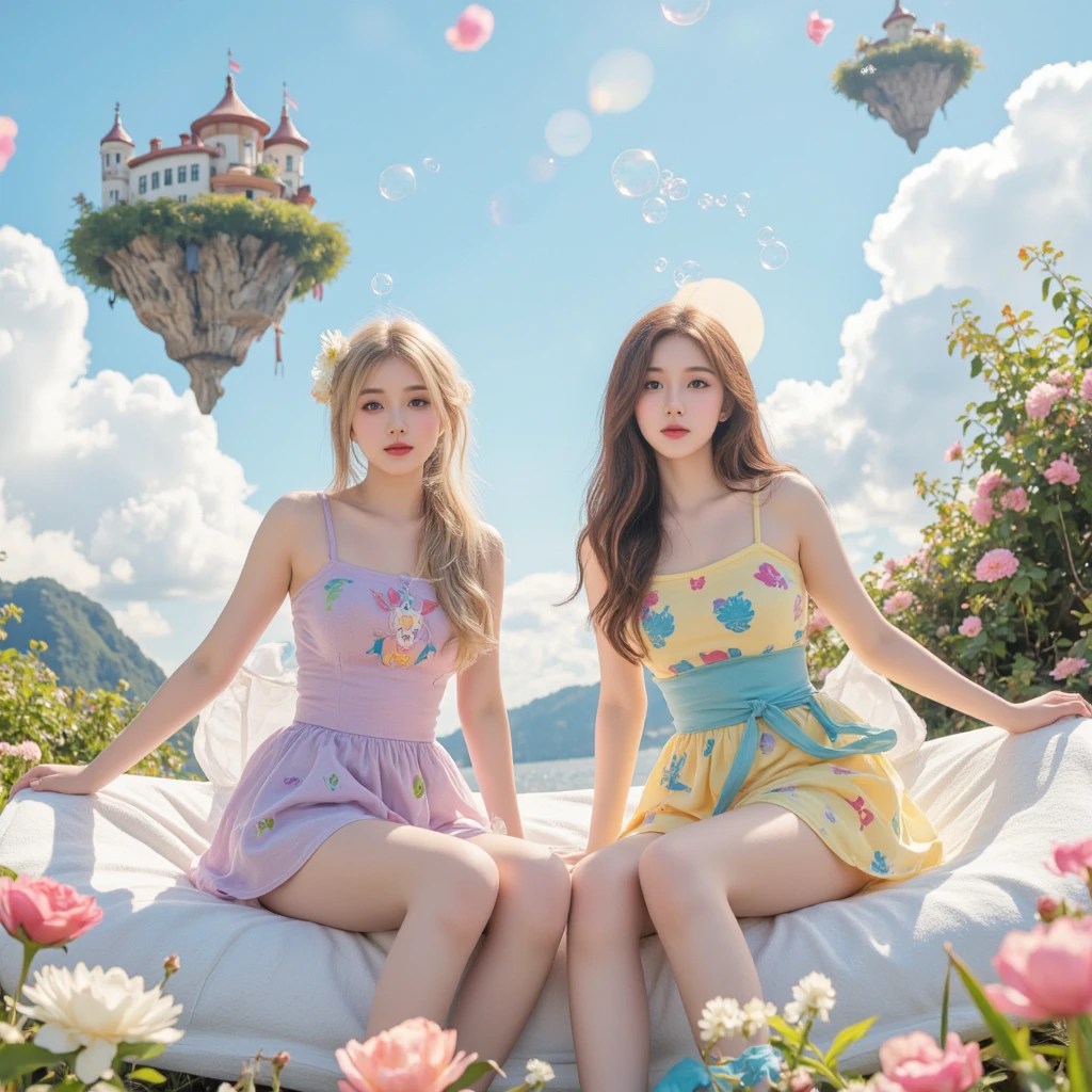 2 girls