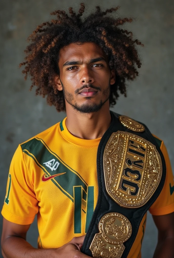 A photo of Timothee Chalamet as an (((African-American))) bodybuilder. Thick muscle. Full body. Braided hair.