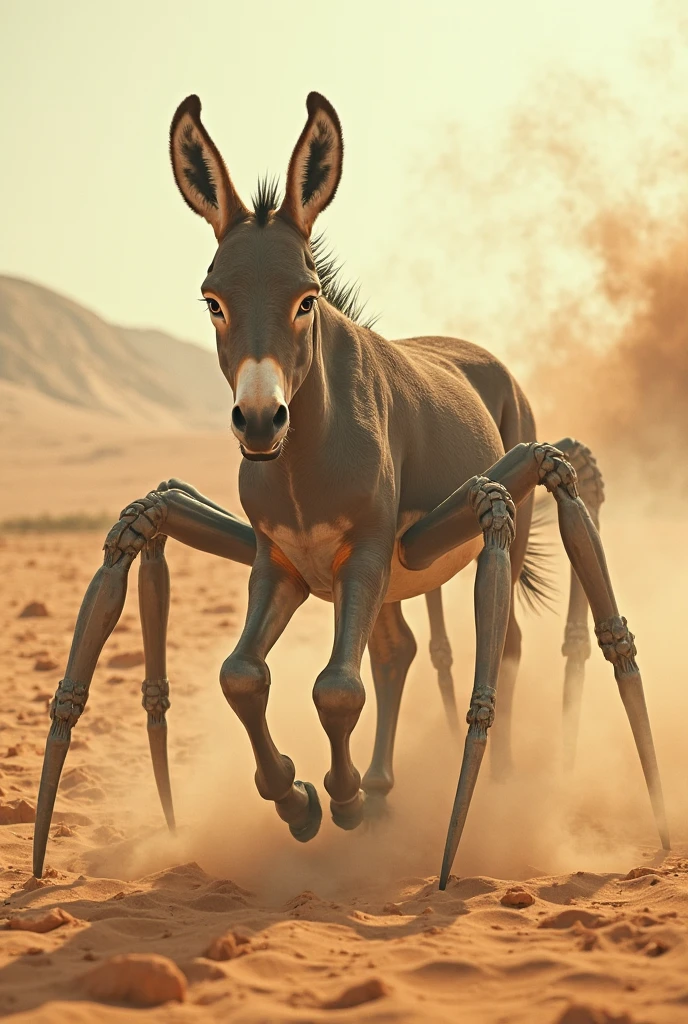 Prancing moose that looks like joe camel. He is near a silver 2004 volvo c70 convertible
