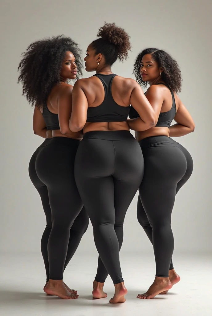(Three stunning women, each showcasing an impressive and voluptuous figure, with lavish curves accentuated by their sweater leggings. African physique, radiating confidence and beauty. --AR 1:1 --S2
(Triptych of gorgeous women, their immense booty and curvaceous figures on full display in their form-fitting sweater leggings. African descent, exuding elegance and allure. --AR 1:1 --S2)
(Stunning trio of women, their large derrières compelling attention, effortlessly embracing their African heritage in their snug sweater leggings. --AR 1:1 --S2)