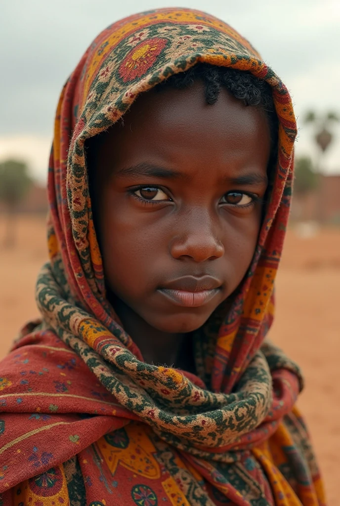 "Generate a hyper-realistic unique image of a 10-year-old girl from Senegal with authentic Senegalese features, skin colour, eyes, dressing, real, set against a realistic city background, showcasing the best quality and intricate details."