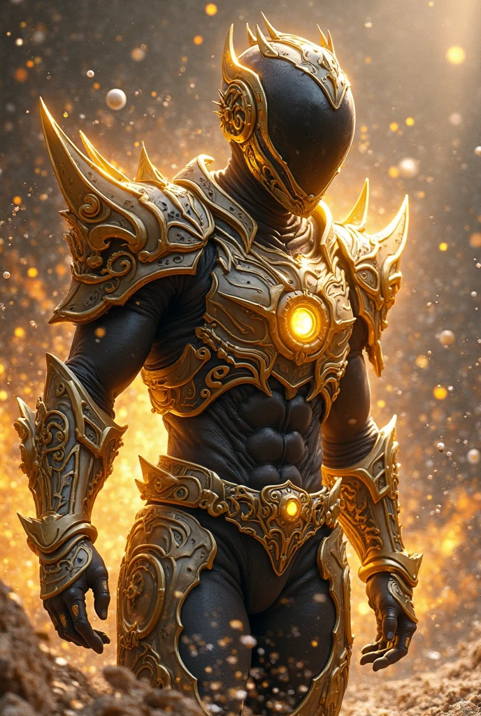 Depicts a skeleton warrior wearing a golden Myanmar worries suit、Create ultra-detailed 4K resolution digital artwork。. The artwork is、We need to paint a portrait of the determined faces of warriors at street level.。. Lighting should be dynamic, Highlight the intricate details of your character. The overall style is、It should resemble a splash art with three colors and deep tones。. The artwork should have a calm, picture-book feel.. Warriors shouldn't cut their hair. Please recommend the best camera model and lens to photograph the artwork..