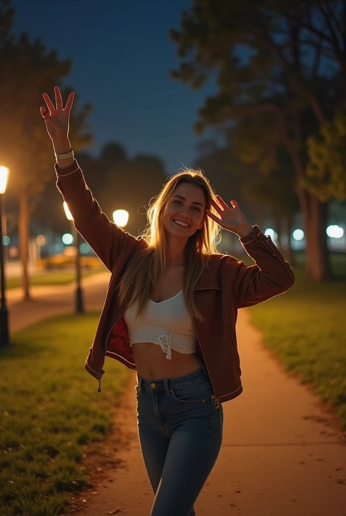 (selfie shot, from above:1.4), (half body postrait:1.4), RAW uhd portrait photo of a 24-year-old blonde (blue-eyed woman) walking down a dark alleyway, natural breasts_b, nighttime city background, (red sundress), (cleavage), detailed (textures!, hair!, shine, color!!, imperfections:1.1), highly detailed glossy eyes, (looking at the camera), specular lighting, dslr, ultra quality, sharp focus, tack sharp, dof, film grain, (centered), Fujifilm XT3, crystal clear, center of frame, cute face, sharp focus, street lamp, neon lights, bokeh, (dimly lit), low key, at night, (night sky) detailed skin pores, oiled skin, tan, intricate eye detail