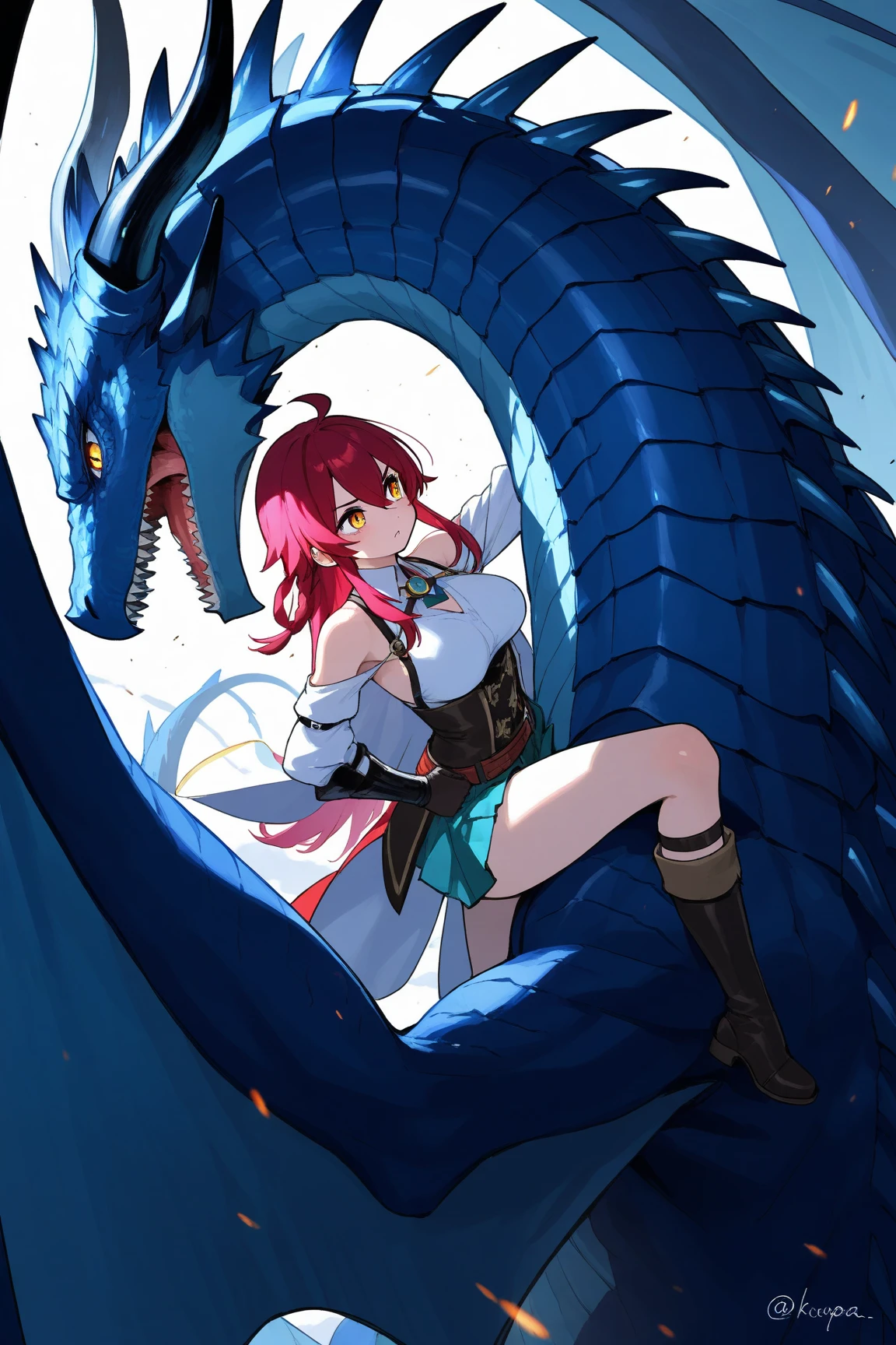 ((Highest quality)), ((masterpiece)), ((detailed)), dragons vaginal penis es (very long big penis) (((Reproduction))) 

One Woman
 ((In Arknights Style)) 
 bluehair,Red Eye,Snakes,Long Hair,
(xenosexual rape)  (Giant Dragon) ((ejaculation)) 
(Sticky Semen))(Hot and glowing skin) 
Ecstasy face　